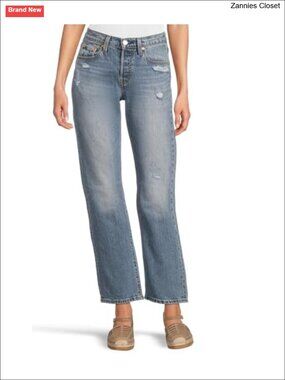 Levi's 501 Curve High Rise Straight Leg Jeans for Curvy Fit